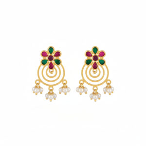 RAJIKA CHAKRA GOLD DANGLERS- 22K JEWELLERY