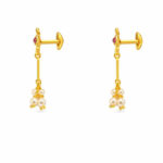 RAJIKA CHAKRA GOLD DANGLERS- 22K JEWELLERY