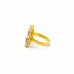 SCARLET MAJESTY GOLD RING - 22K JEWELLERY