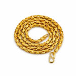 VALOR TWIST GOLD CHAIN FOR MEN- 22K JEWELLERY