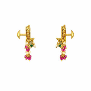 GULNAAR GLOW GOLD EARRINGS - 22K JEWELLERY