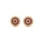 RANI CHAKRA GOLD EARRINGS - 22K JEWELLERY