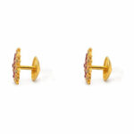 RANI CHAKRA GOLD EARRINGS - 22K JEWELLERY