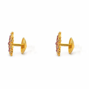 RANI CHAKRA GOLD EARRINGS - 22K JEWELLERY