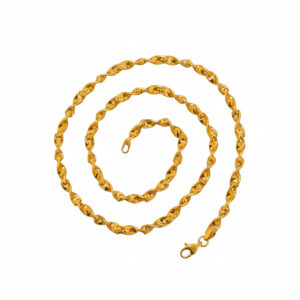 ROYAL HELIX GOLD CHAIN FOR MEN- 22K JEWELLERY