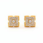 NOBLE RADIANCE CZ STUDS- 22K JEWELLERY