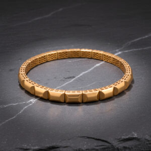 REGAL GRID GLOW GOLD BRACELET - 18K JEWELLERY