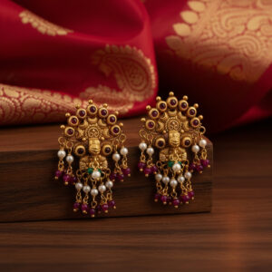 GULNAAR GLOW GOLD EARRINGS - 22K JEWELLERY
