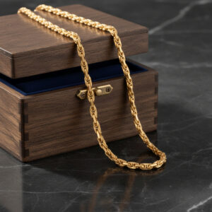 ROYAL LINK MEN'S GOLD CHAIN - 18K JEWELLERY