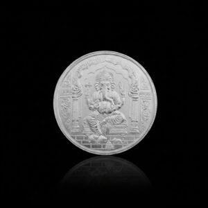 SIMHA 20gm GANESHA SILVER COIN (999)