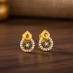 MEHER GLOW GOLD STUDS- 22K JEWELLERY