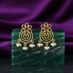 RAJIKA CHAKRA GOLD DANGLERS- 22K JEWELLERY