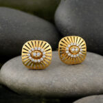 CLASSIC RAY GOLD STUDS- 22K JEWELLERY