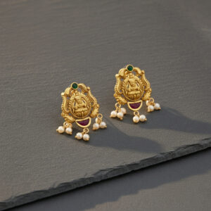 DIVINE CHARM GOLD EARRINGS - 22K JEWELLERY