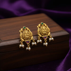 DIVINE CHARM GOLD EARRINGS - 22K JEWELLERY