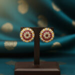 RANI CHAKRA GOLD EARRINGS - 22K JEWELLERY