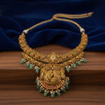 RAJHANS TEMPLE HERITAGE GOLD NECKLACE - 22K JEWELLERY
