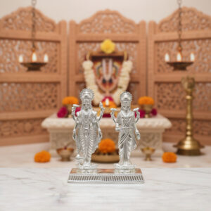 LAKSHMI-NARAYAN SILVER IDOL - 925 STERLING SILVER