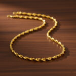 ROYAL HELIX GOLD CHAIN FOR MEN- 22K JEWELLERY