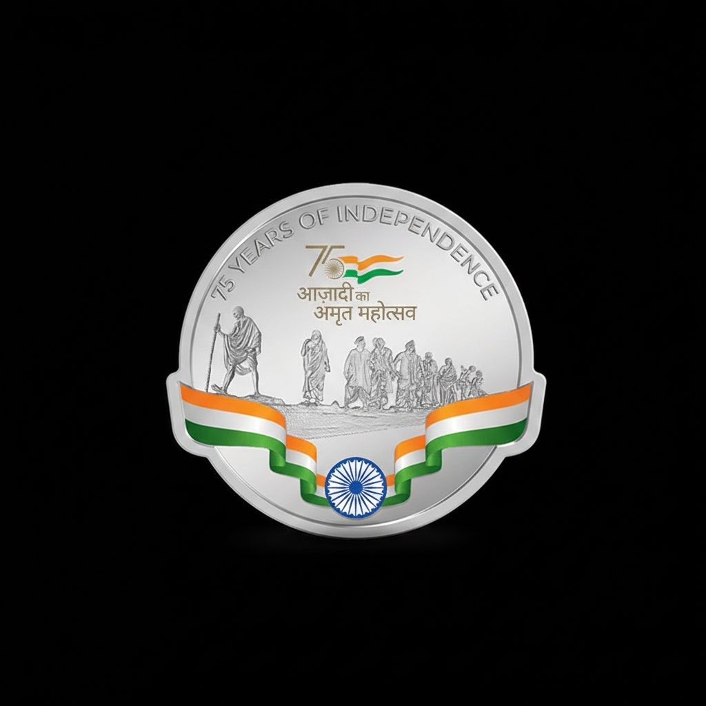 SIMHA MMTC PAMP AMRIT MAHOTSAV (999.9) 50GM SILVER COIN SIMHA MMTC PAMP AMRIT MAHOTSAV (999.9) 50GM SILVER COIN