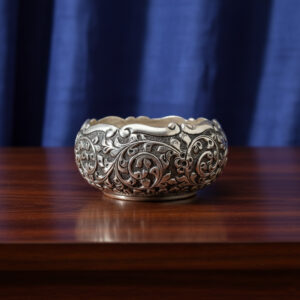 VIRASAT ANTIQUE SILVER BOWL - 925 STERLING SILVER