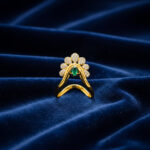 RANI GREEN RADIANCE GOLD RING - 22K JEWELLERY