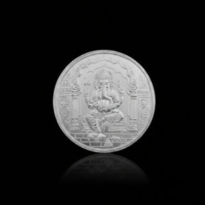SIMHA 50gm GANESHA SILVER COIN (999)