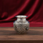 ORNATE FLORAL SILVER KALASH- 925 STERLING SILVER