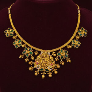GOLDEN NAKSHI CHOKER - 22K JEWELLERY