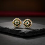 ROYAL CIRCLE GOLD EARRINGS - 22K JEWELLERY