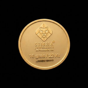 SIMHA 22K (916.7) 16GM TREE GOLD COIN