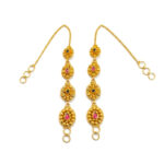ROYAL DROP GOLD MATTAL - 22K JEWELLERY