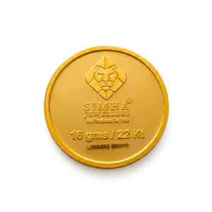SIMHA 22K (916.7) 16GM TREE GOLD COIN
