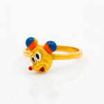 PLAYFUL MOUSE GOLD RING - 22K JEWELLERY