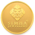 SIMHA 22K (916.7) 8GM GOLD COIN