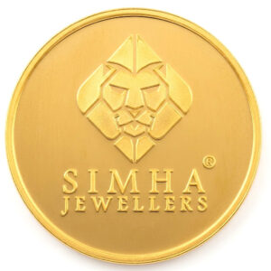 SIMHA 22K (916.7) 24GM GOLD COIN