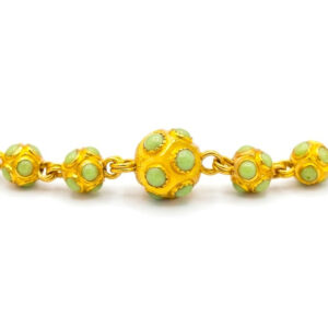 MINT ROYALE BEAD GOLD BRACELET - 22K Jewellery