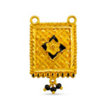 SUHANA SQUARE GOLD MANGALSUTRA- 22K JEWELLERY