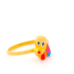 PLAYFUL PUPPY GOLD RING - 22K JEWELLERY