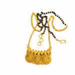 LAKSHMI COIN GOLD MANGALSUTRA- 22K JEWELLERY