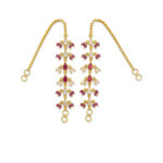 CRIMSON PEARL GOLD MATTAL - 22K JEWELLERY