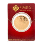 SIMHA 22K (916.7) 40GM GOLD COIN