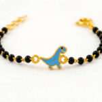 DINO CHARM GOLD BRACELET FOR BABY - 22K Jewellery