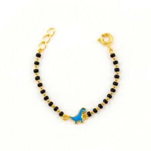 DINO CHARM GOLD BRACELET FOR BABY - 22K Jewellery