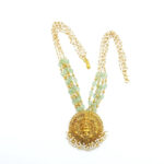 GREEN MIST GOLD NECKLACE - 22K JEWELLERY