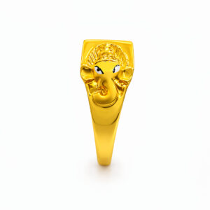 ROYAL TUSKER MEN'S GOLD RING - 22K JEWELLERY