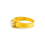 VERTEX BAND MEN'S GOLD RING - 22K JEWELLERY