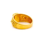 SOLAR FLARE MEN'S GOLD RING - 22K JEWELLERY