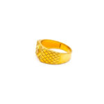 SIGNATURE SQUARE MEN'S GOLD RING - 22K JEWELLERY