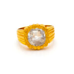 GRAND CREST MEN'S GOLD RING - 22K JEWELLERY